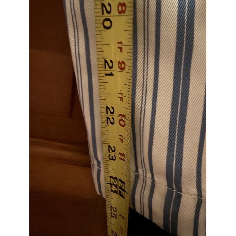 LOFT 100% Lyocell Striped Pull-On Wide Leg Pants Size M Lot of 2 - Picture 3 of 7